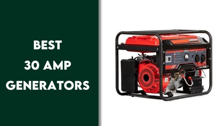 best 30 amp generators