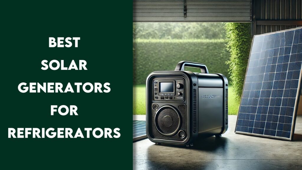 best solar generators for refrigerators